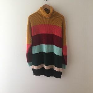 farm rio boldly striped sweater dress